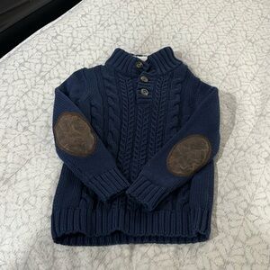 Baby Gap Navy Blue Cableknit Sweater - Size 5 years (little boys)
